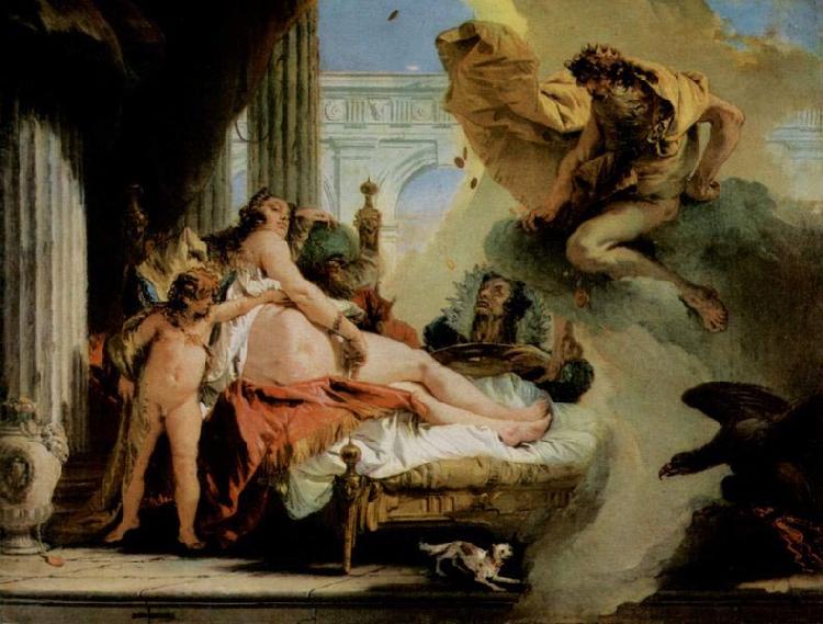 Giovanni Battista Tiepolo Danae und Zeus Germany oil painting art